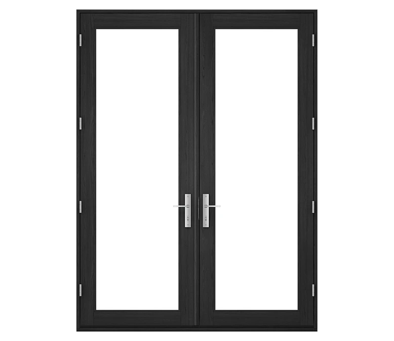 Pella Reserve Contemporary Wood Hinged Patio Door in Columbus